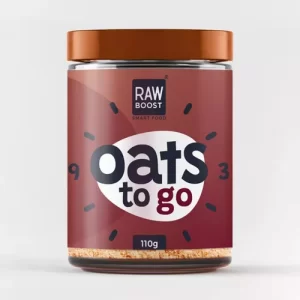 Oats To Go – Mulberries – Mix cu Fulgi de Ovăz, 110g | Rawboost