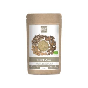 Triphala Pudră Ecologică – Detoxifiant, Rejuvenativ şi Laxativ Uşor, 125g | Rawboost