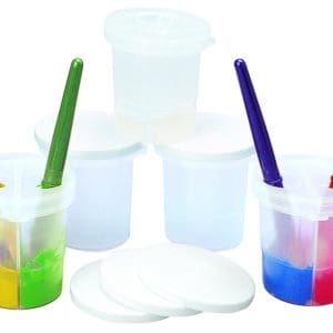 Recipiente divizate pentru pictură – 5 buc