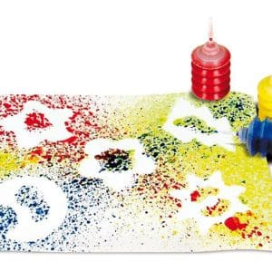 Recipiente tip burduf pentru vopsea tempera