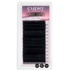 Extensii de gene CupioLash Russian Volume Easy Fan-C 0.07-14 mm