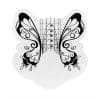 Sabloane Fluture Negru Argintii