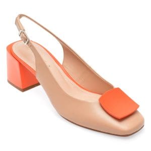 Saboti EPICA bej, 1079798, din piele naturala