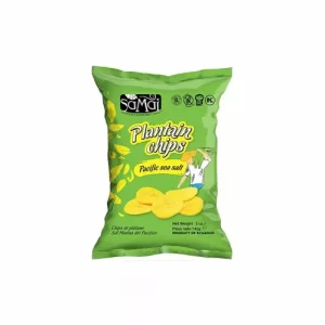 Chipsuri de banane (Plantain) cu sare de mare | SaMai