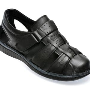 Sandale BRAVELLI negre, 143241, din piele naturala