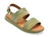 Sandale GEOX kaki, D35NNA, din piele intoarsa