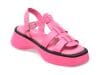 Sandale GRYXX fucsia, 139117, din piele naturala