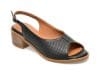 Sandale GRYXX negre, 22601, din piele naturala