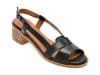 Sandale GRYXX negre, 22604, din piele naturala