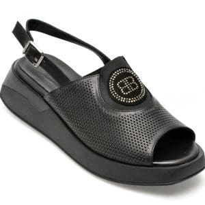 Sandale GRYXX negre, 2541495, din piele naturala