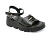 Sandale GRYXX negre, 394553, din piele naturala