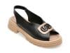 Sandale GRYXX negre, 42407, din piele naturala