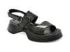 Sandale GRYXX negre, 55248, din piele naturala