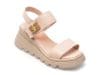 Sandale GRYXX nude, 10401, din piele naturala
