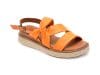 Sandale GRYXX portocalii, 7702, din piele naturala