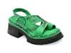 Sandale GRYXX verzi, 4814732, din piele naturala