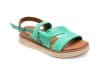Sandale GRYXX verzi, 7702, din piele naturala