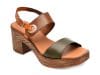 Sandale IMAGE kaki, EMILIAN, din piele naturala
