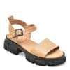 Sandale LABOUR maro, 30017, din piele naturala