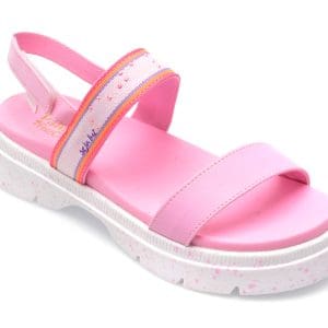 Sandale PAMPILI roz, 695006, din piele ecologica