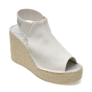 Sandale REPLAY albe, WP4G08S, din piele ecologica