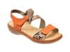 Sandale RIEKER maro, 659C7, din piele naturala