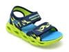 Sandale SKECHERS bleumarin, THERMO-SPLASH, din piele ecologica