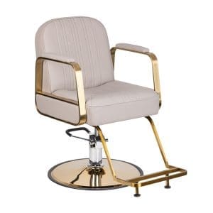 Scaun de coafura Gabbiano Acri Gold – Bej