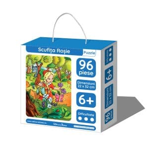 Scufița Roșie – puzzle educațional 96 piese, 6+