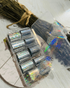 Set 10 Buc Folie Transfer Silver Holografic