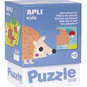 Set 12 puzzle-uri din câte 2 piese – Ghicește animalul