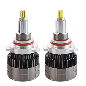 Set 2 LED-uri Auto Techstar® 360, H7, 45w, 6000 Lumeni, 6500K, AUTO, 12-24 Volti, CSP, Canbus, Miez Cupru, Radiator Aluminiu