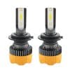 Set 2 LED-uri Auto Techstar® A8, H7, 40w, 4000 Lumeni, 6500K, AUTO, 12-24 Volti, COB, Canbus, Radiator Aluminiu