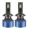 Set 2 LED-uri Auto Techstar® P41, H7, 100w, 16000 Lumeni, 6500K, AUTO, 12-24 Volti, CSP, Canbus, Miez Cupru, Radiator Aluminiu