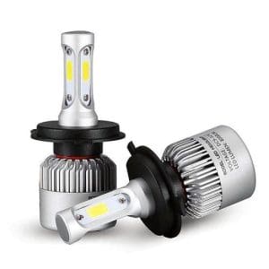 Set 2 LED-uri Auto Techstar® S2, H4, 36w, 4000 Lumeni, 6500K, AUTO, 12-24 Volti, COB, Canbus