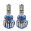 Resigilat Set 2 LED-uri Auto Techstar® T1, H11, 35w, 8000 Lumeni, 6000K, AUTO, 12-24 Volti, CREE, Canbus, Radiator Aluminiu