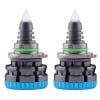 Set 2 LED-uri Auto Techstar® V8/A9, 9005, 40w, 4000 Lumeni, 6500K, AUTO, 12-24 Volti, EPISTAR, Canbus, 360°, Radiator Aluminiu