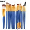 Set 20 Pensule Profesionale Pentru Machiaj, Albastru – MB02