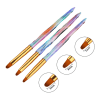 Set 3 Pensule limba de pisica Nr. 7, 8, 9