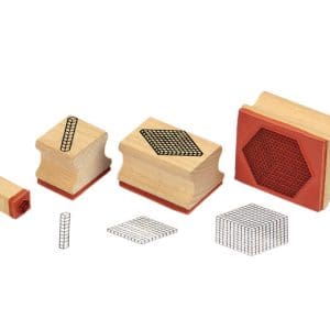 Set 4 ștampile pentru descompunerea numerelor