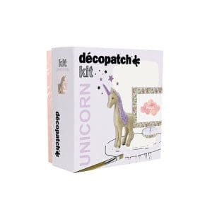 Set de creație prin tehnica decopatch – Unicorn și ramă foto
