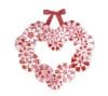 Set creativ din carton colorat – Coroniță decorativă roșie, 30 cm