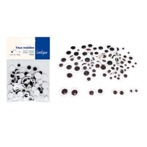 Set cu 100 ochișori mobili adezivi