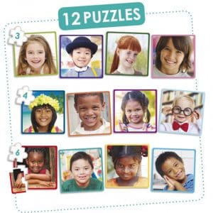 Set de 12 puzzle-uri – Copii fericiți din întreaga lume