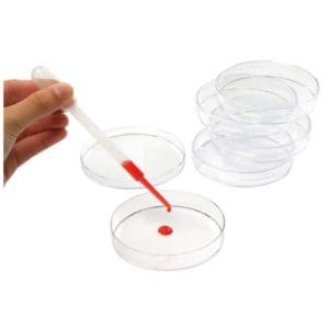 Set de 3 vase Petri pentru probe de laborator