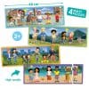 Set de 4 puzzle-uri – Familii din întreaga lume