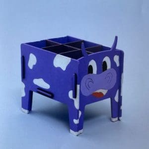 Set de construcție și decorare – Organizator de birou – Văcuță