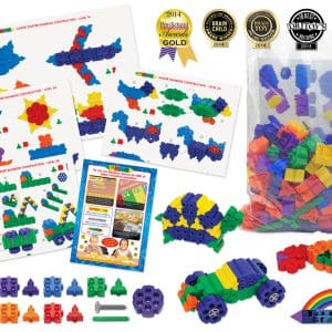 Set de construcție pentru începători – Curcubeu, 185 de piese