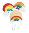 Set cu stickere – Curcubeu cu clopoței de vânt, 20 x 10 cm