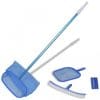 Set de curățare a piscinei 1 perie 2 skimmere 1 tub telescopic